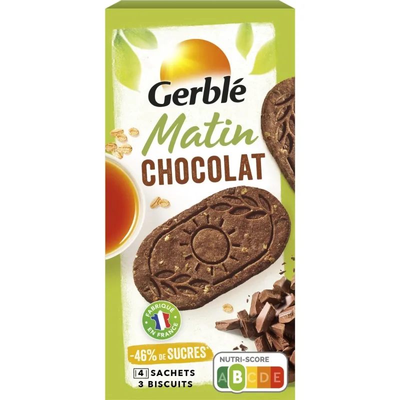 Biscuiti cu cacao -46% zaharuri, 200g, Gerble Expert Dietetic — preț și oferte