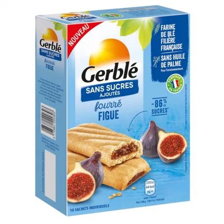 Biscuiti umpluti cu smochine fara zahar adaugat, 180g, Gerble Expert Dietetic — preț și oferte