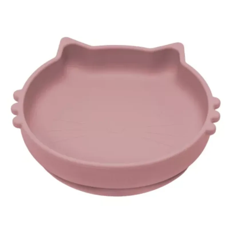 Bol din silicon Kitty II, 6 luni+, Old Rose, Appekids — preț și oferte
