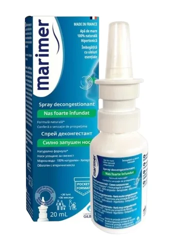 Spray nazal decongestionant bio, 20ml, Marimer — preț și oferte