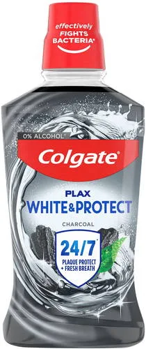Apa de gura Plax White Charcoal, 500ml, Colgate — preț și oferte
