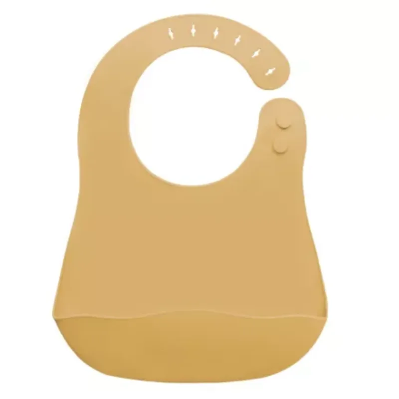 Baveta din silicon cu buzunar, 6 luni+, Honey, Appekids — preț și oferte