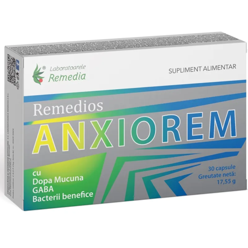 Remedios Anxiorem, 30 capsule, Laboratoarele Remedia — preț și oferte