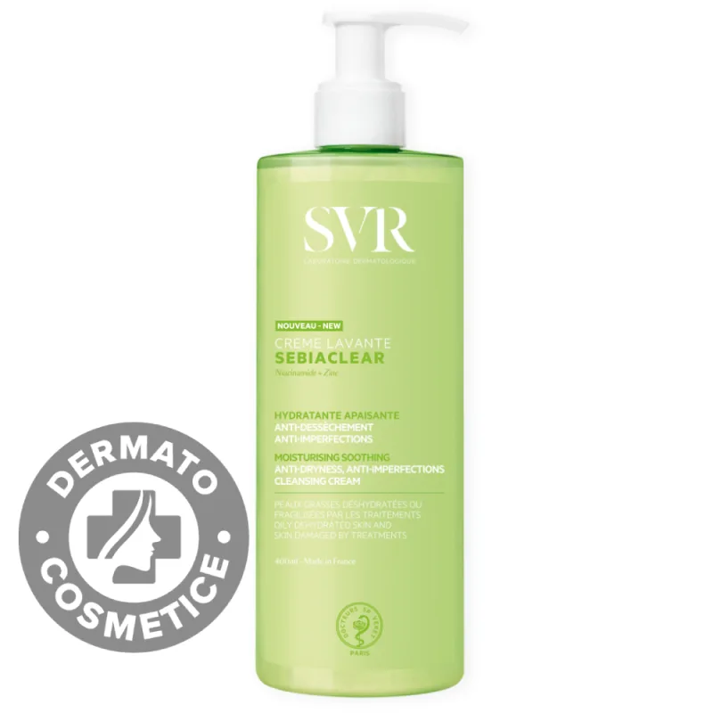 Crema de curatare cu clatire Sebiaclear, 400ml, SVR — preț și oferte