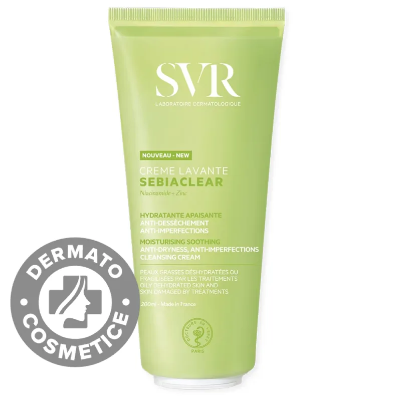 Crema de curatare cu clatire Sebiaclear, 200ml, SVR — preț și oferte
