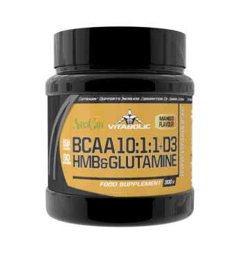 Aminoacizi pudra BCAA 10:1:1 Glutamine HMB Cola, 300g, Vitabolic — preț și oferte