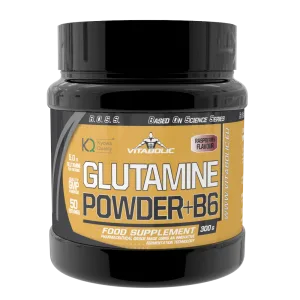 Glutamine Powder + B6 Rasberry, 300g, Vitabolic