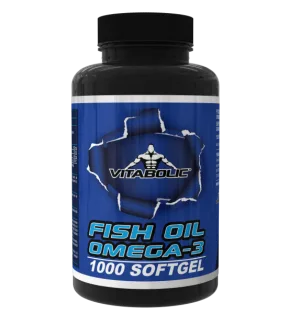 Fish Oil Omega 3 1000mg Softgel, 120 capsule, Vitabolic