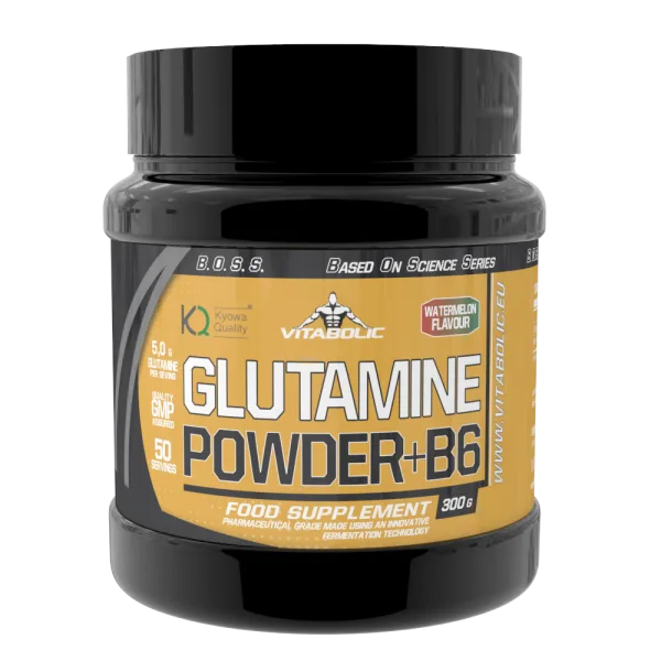 Glutamine Powder + B6 Watermelon, 300g, Vitabolic — preț și oferte