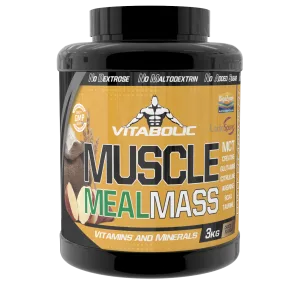 Muscle Meal Mass cu aroma de ciocolata, 3kg, Vitabolic