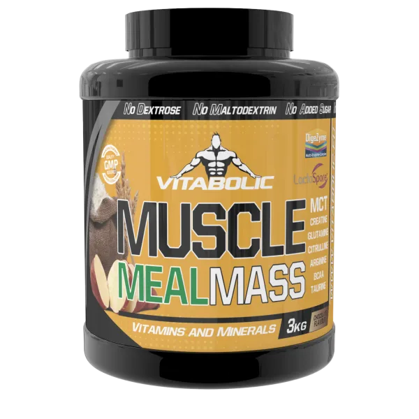 Muscle Meal Mass cu aroma de ciocolata, 3kg, Vitabolic — preț și oferte