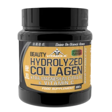 Collagen Hidrolizat cu extra citrat de magneziu si vitamina C pepene verde, 300g, Vitabolic — preț și oferte