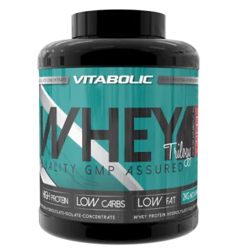 New Whey Trilogy Triple Capsuni, 2kg, Vitabolic — preț și oferte