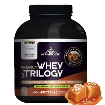Premium Whey Trilogy Salted Caramel, 2kg, Vitabolic — preț și oferte