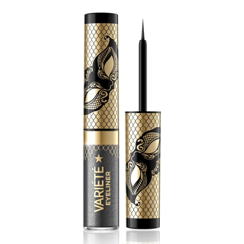 Tus de ochi lichid  stralucitor Variete Waterproof No.04 Silver Dust, 4ml, Eveline Cosmetics — preț și oferte