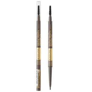 Creion de sprancene Micro Precision 01 Taupe, 0.6g, Eveline Cosmetics