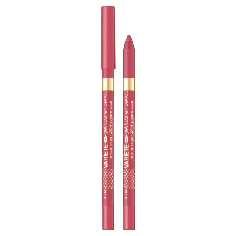 Creion de buze gel Variete Gel Matt Waterproof 04 Candy Rose, 1.3g, Eveline Cosmetics — preț și oferte