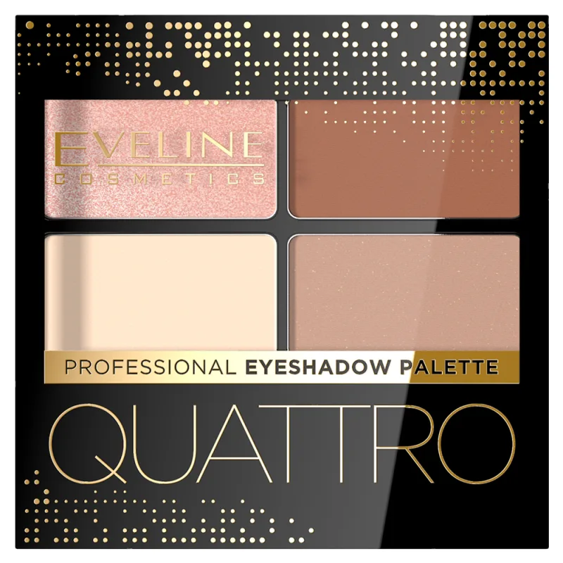 Paleta de machiaj Quattro No. 05, 3.2g, Eveline Cosmetics — preț și oferte
