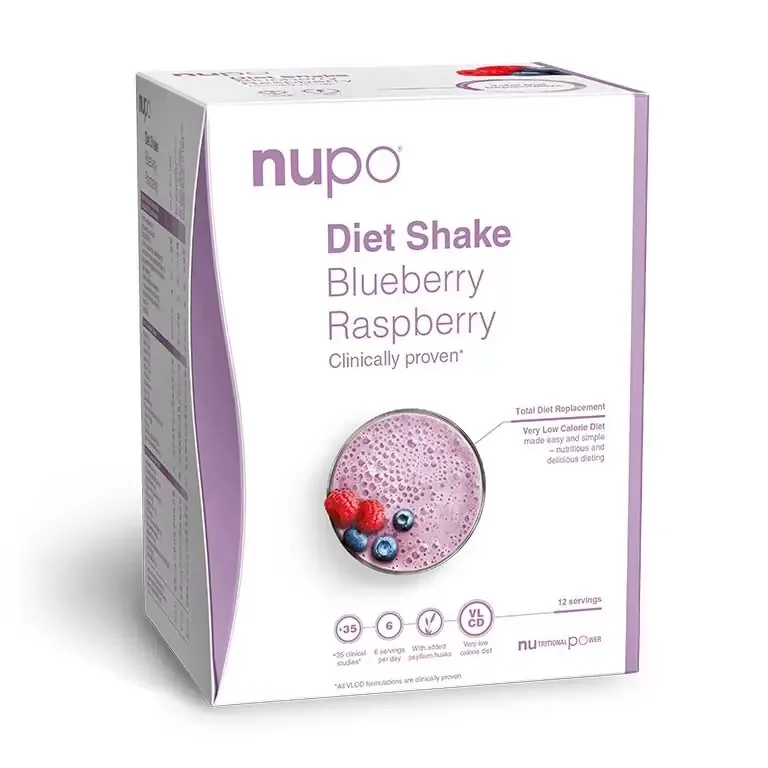 Shake afine si zmeura, 12 plicuri, Nupo — preț și oferte