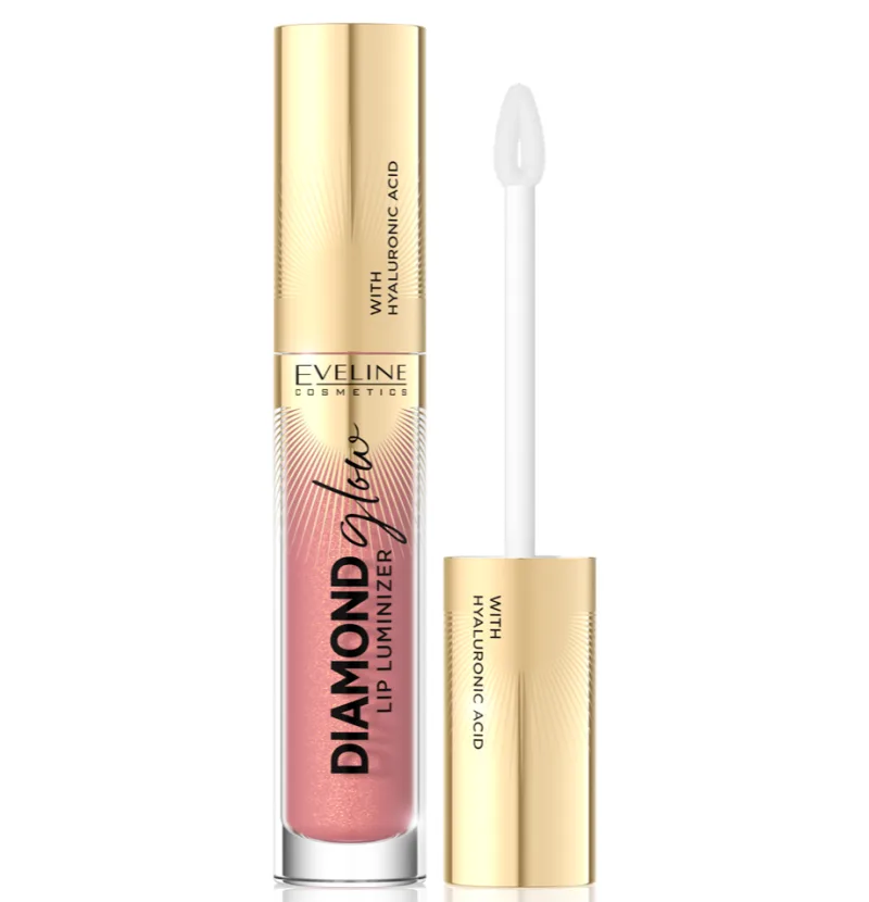 Luciu de buze iluminator Diamond Glow No. 04, 4.5ml, Eveline Cosmetics — preț și oferte