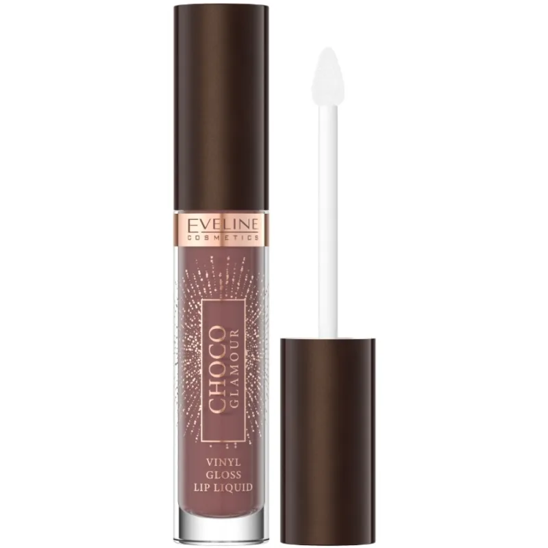 Luciu de buze Vinyl Choco Glamour No 2, 4.5ml, Eveline Cosmetics — preț și oferte