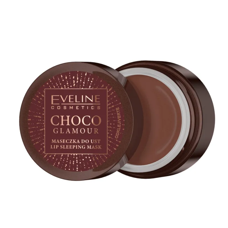 Masca pentru buze regeneranta de noapte Choco Glamour Intense, 12ml, Eveline Cosmetics — preț și oferte