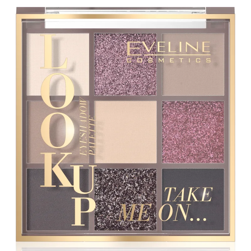Paleta de farduri cu 9 culori Look Up Take Me On, 10.8g, Eveline Cosmetics — preț și oferte