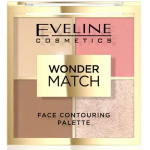 Paleta pentru conturarea fetei Wonder Match NO2, 10.8g, Eveline Cosmetics