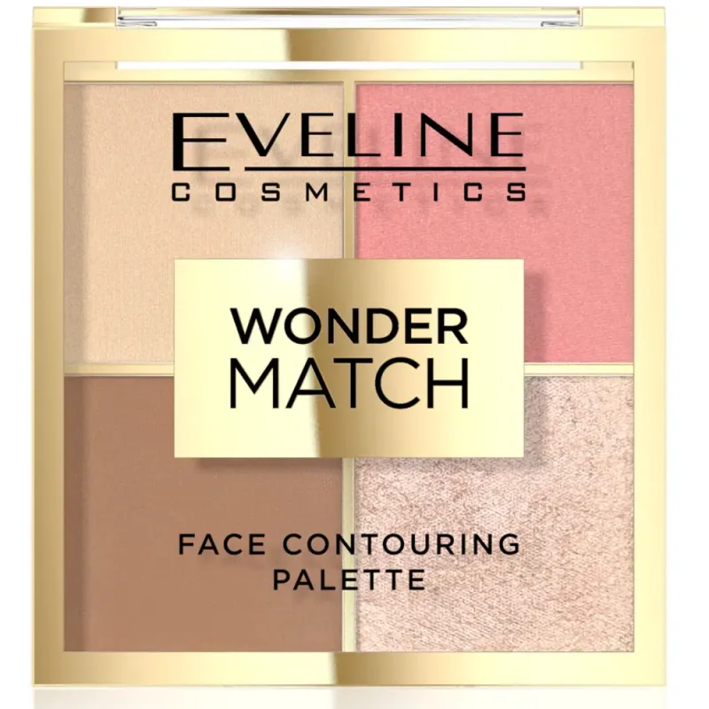 Paleta pentru conturarea fetei Wonder Match NO2, 10.8g, Eveline Cosmetics — preț și oferte