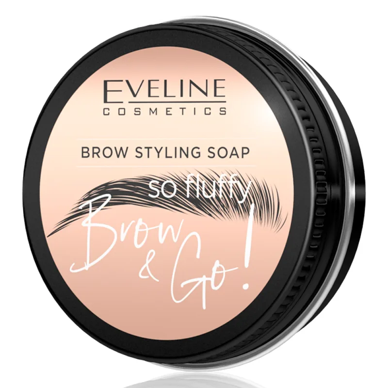 Sapun pentru fixarea sprancenelor Brow&Go So Fluffy, 25ml, Eveline Cosmetics — preț și oferte