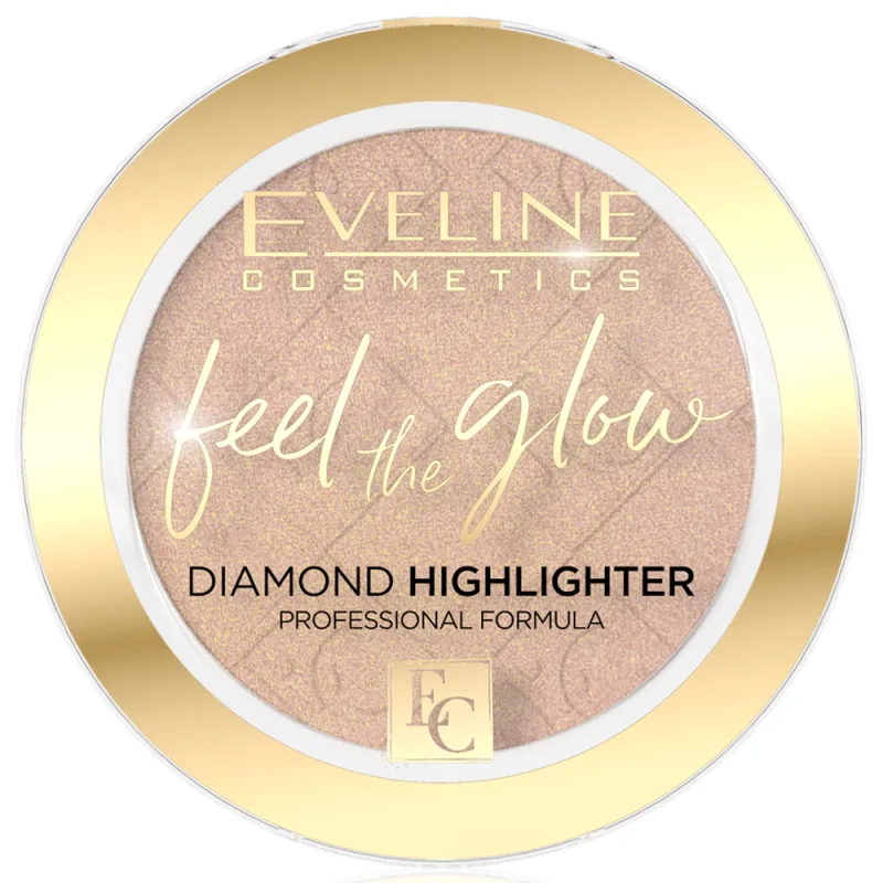 Pudra iluminatoare Feel the Glow Diamond No 2 Beach Glow, 5g, Eveline Cosmetics — preț și oferte