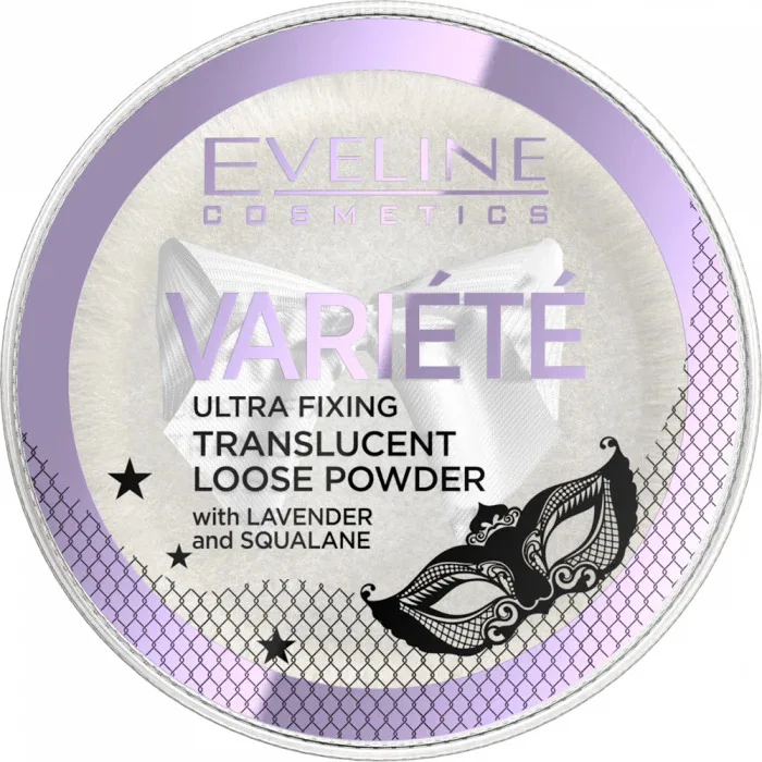 Pudra pulbere translucida cu lavanda si squalan Variete, 5g, Eveline Cosmetics — preț și oferte
