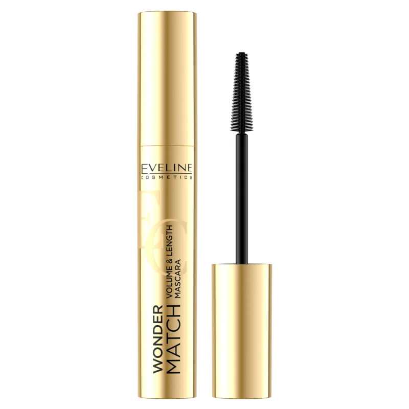 Rimel Wonder Match Volume & Lenght Intense Black, 7ml, Eveline Cosmetics — preț și oferte
