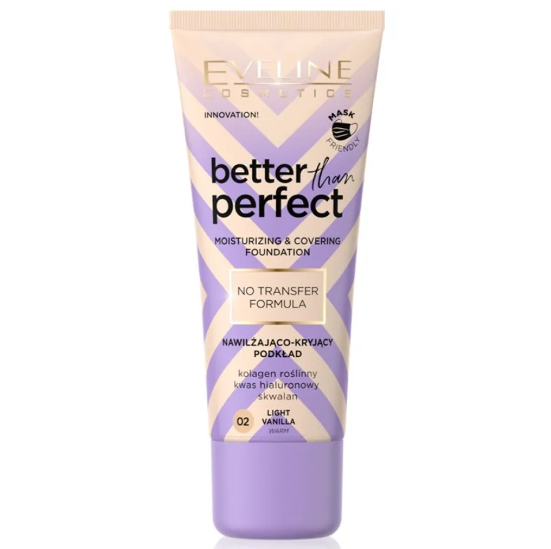 Fond de ten Better Than Perfect No. 02 Light Vanilla, 30ml, Eveline Cosmetics — preț și oferte