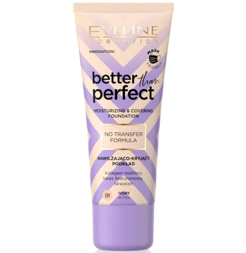 Fond de ten Better Than Perfect No. 01 Ivory, 30ml, Eveline Cosmetics — preț și oferte