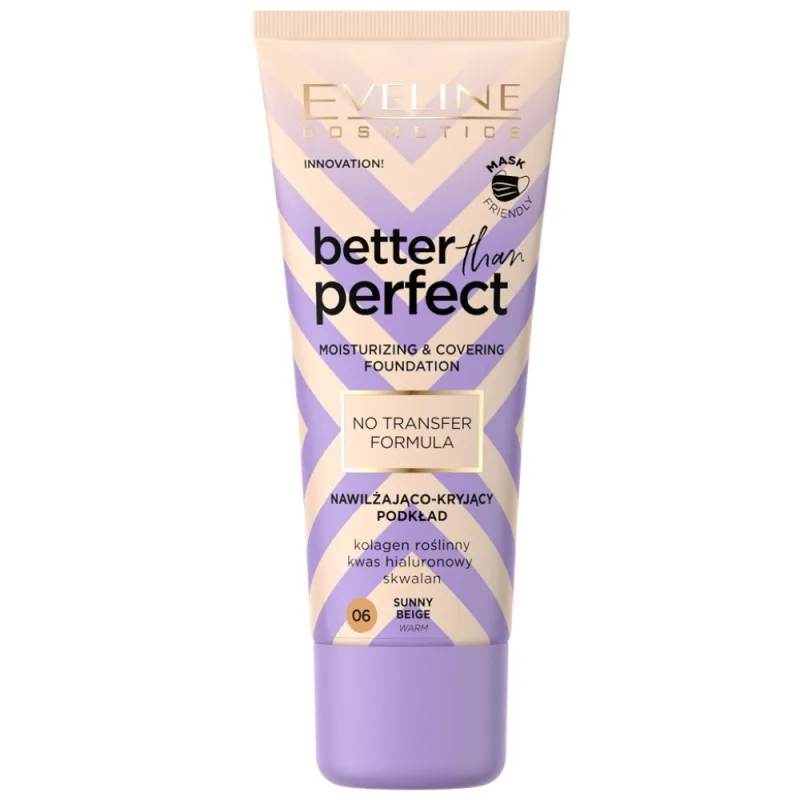 Fond de ten Better Than Perfect No. 06 Sunny Beige, 30ml, Eveline Cosmetics — preț și oferte
