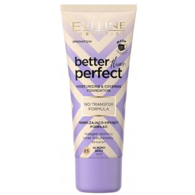 Fond de ten Better Than Perfect No. 2,5 Almond Beige, 30ml, Eveline Cosmetics — preț și oferte