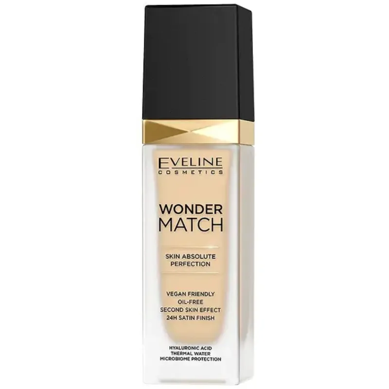 Fond de ten Wonder Match 05 Light Porcellain, 30ml, Eveline Cosmetics — preț și oferte
