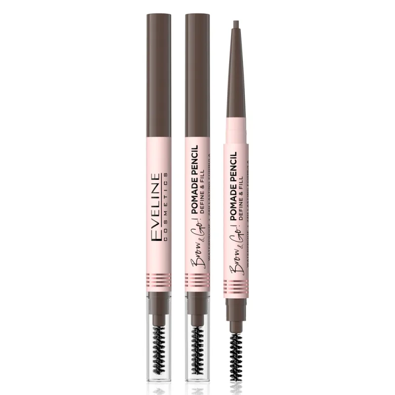 Creion de sprancene Brow & Go Pomade Taupe, 4g, Eveline Cosmetics — preț și oferte
