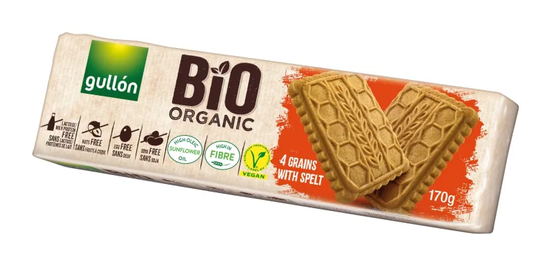 Biscuiti cu 4 cereale, 170g, Gullon — preț și oferte