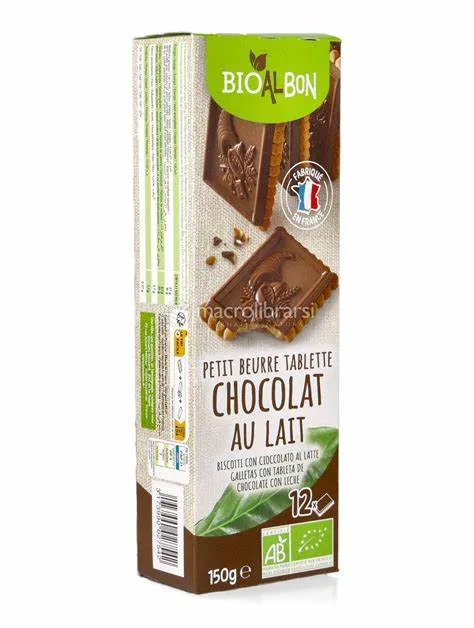 Biscuiti cu ciocolata cu lapte, 150g, Bioalbon — preț și oferte