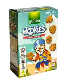 Biscuiti mini cu cereale fara lactoza Hookies, 250g, Gullon — preț și oferte
