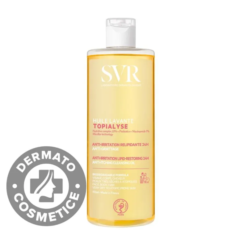 Ulei micelar Topialyse, 400ml, SVR — preț și oferte