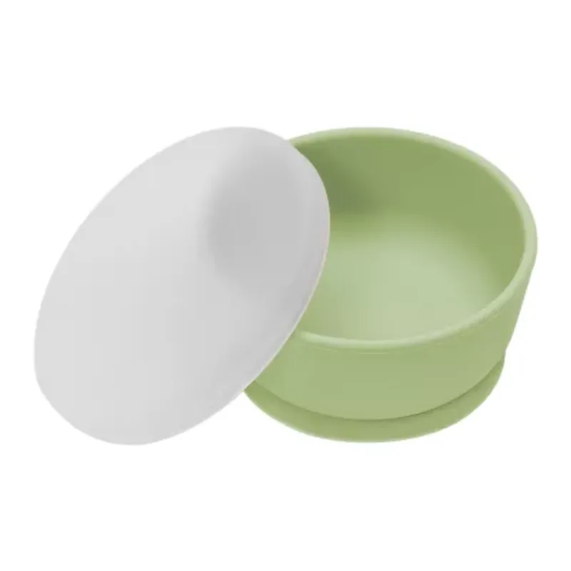 Bol din silicon, 6 luni+, Raw Green, Appekids — preț și oferte