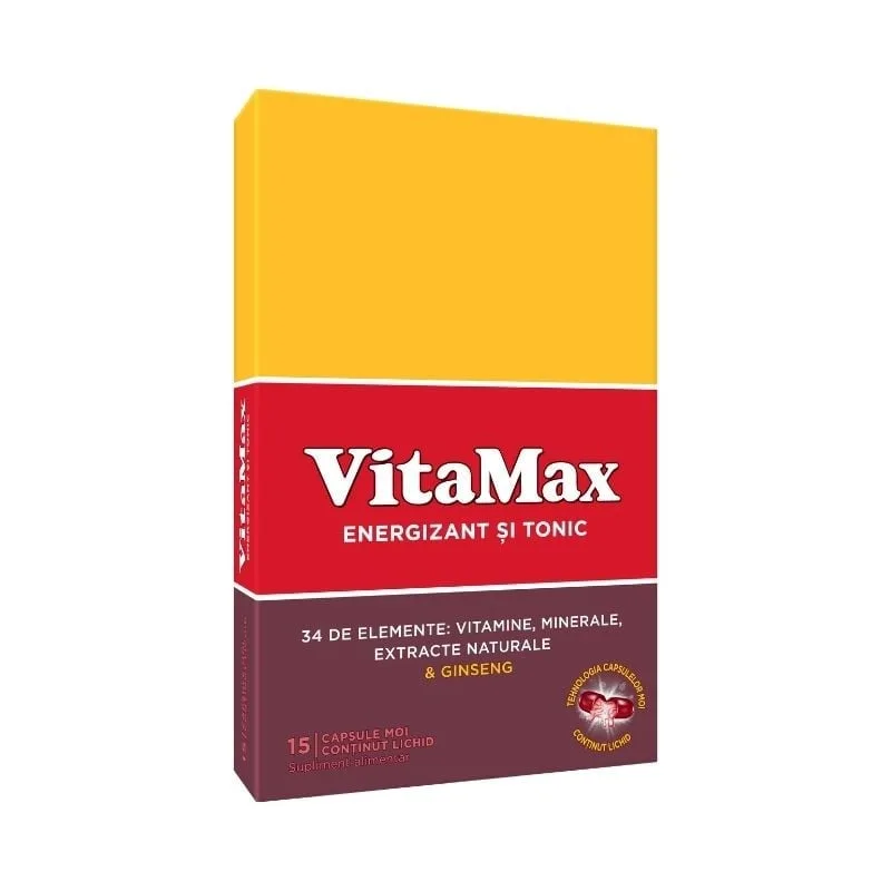 Vitamax, 15 capsule moi, Perrigo — preț și oferte