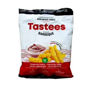 Snack din orez cu aroma de barbeque, 65g, Tastees