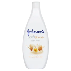 Gel de dus cu ulei de migdale si aroma de iasomie Soft & Nourish, 750ml, Johnson&Johson
