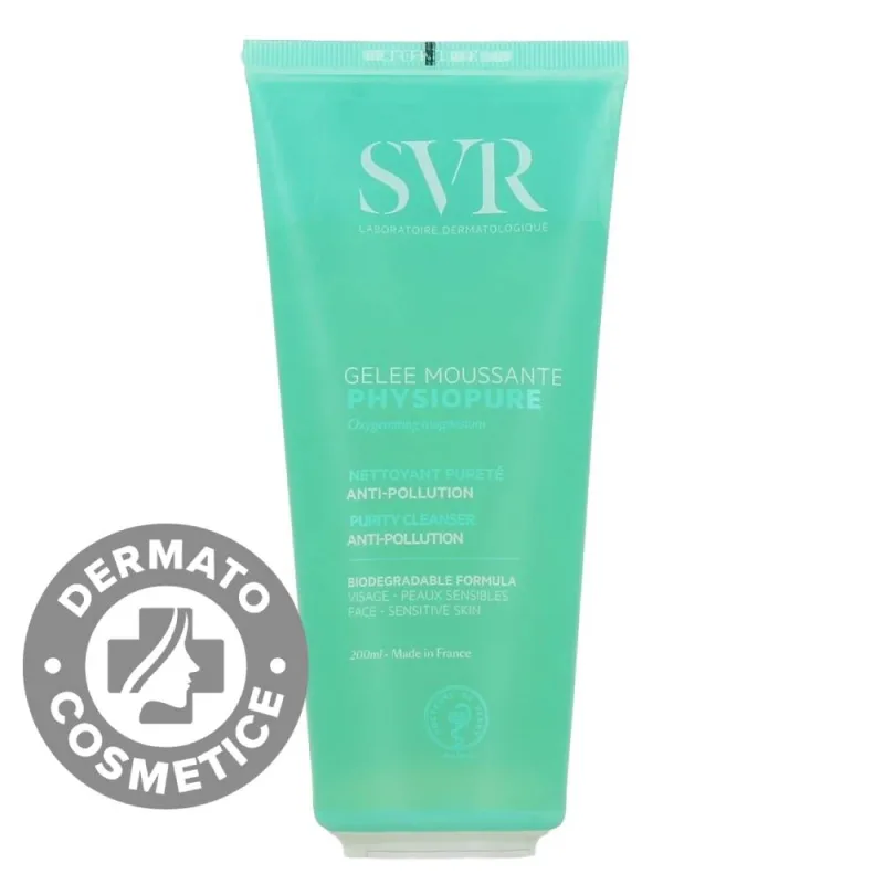 Gel spumant de curatare Physiopure Gelee Mouss, 200ml, SVR — preț și oferte