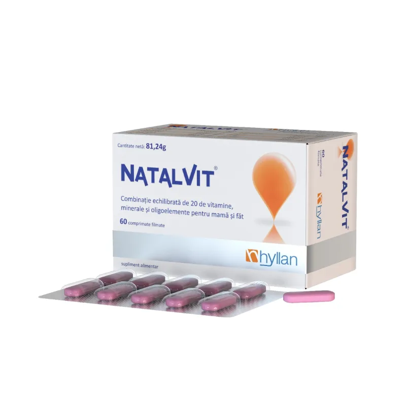 NatalVit, 60 comprimate, Hyllan Pharma — preț și oferte