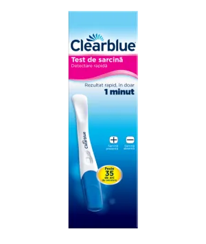 Test de sarcina detectare rapida, 1 bucata, Clearblue